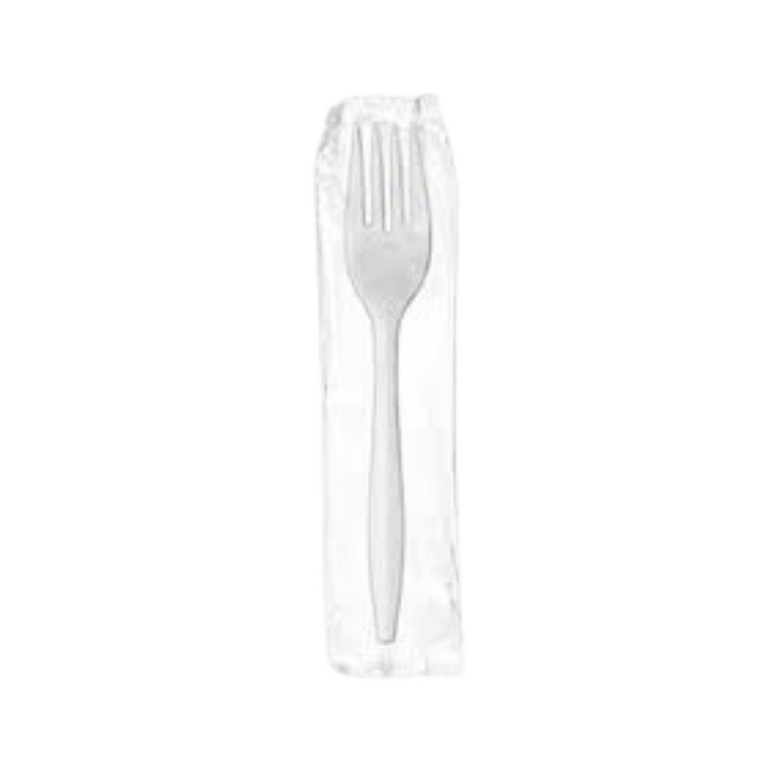 FORK WRAPPED PP WHITE