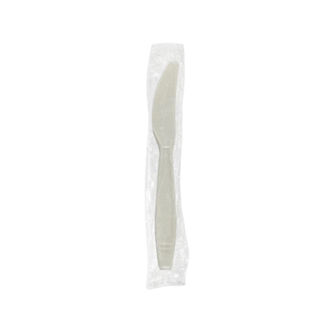 KNIFE WRAPPED PP IND. WHITE