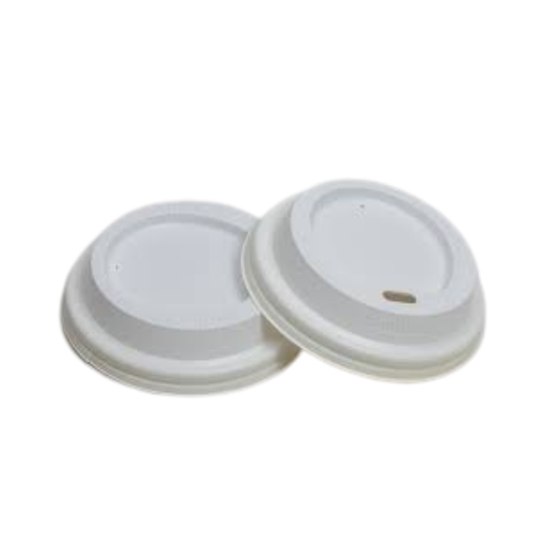 LID DOME PAPER HOT CUPS SIP WHITE