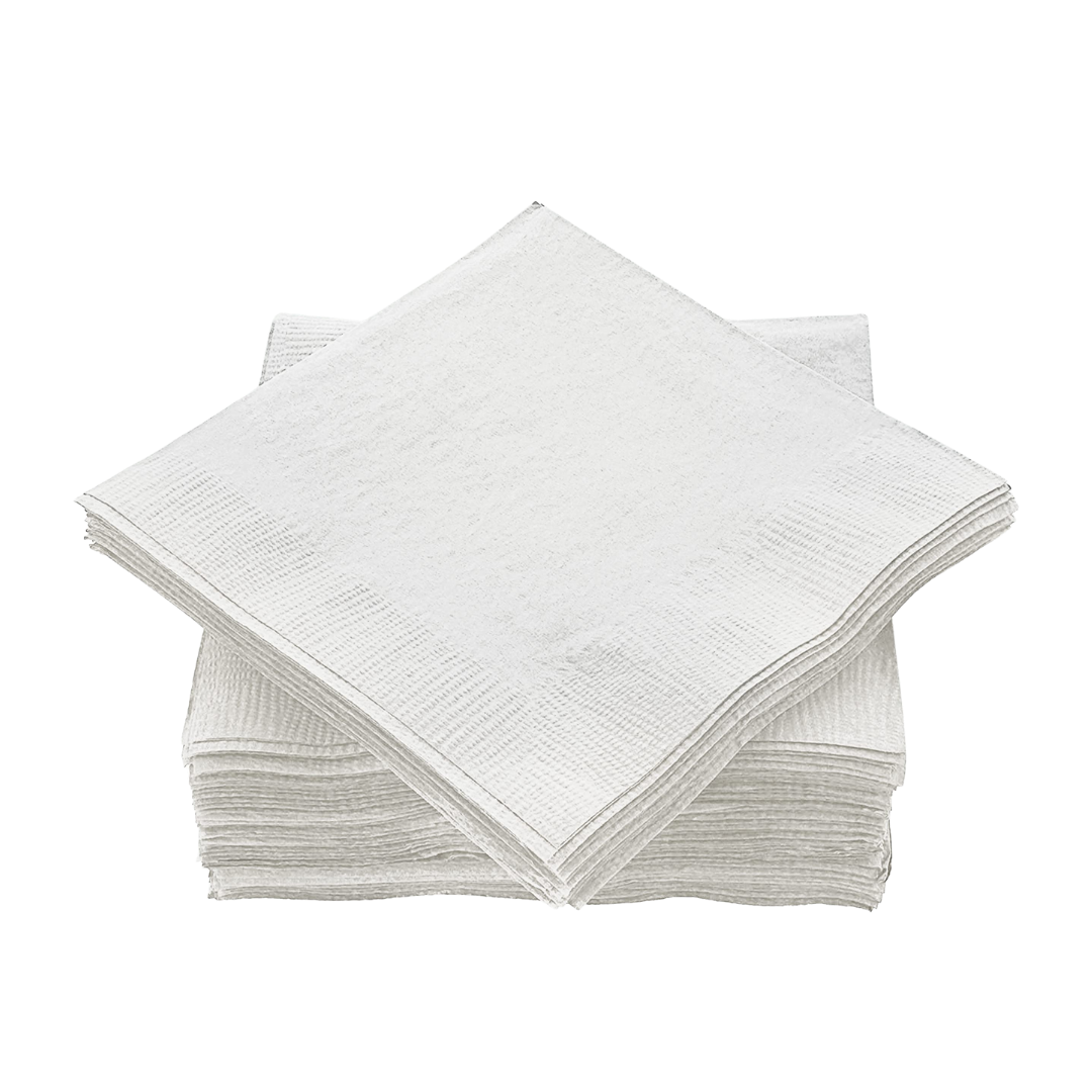 NAPKIN BEVERAGE WHITE