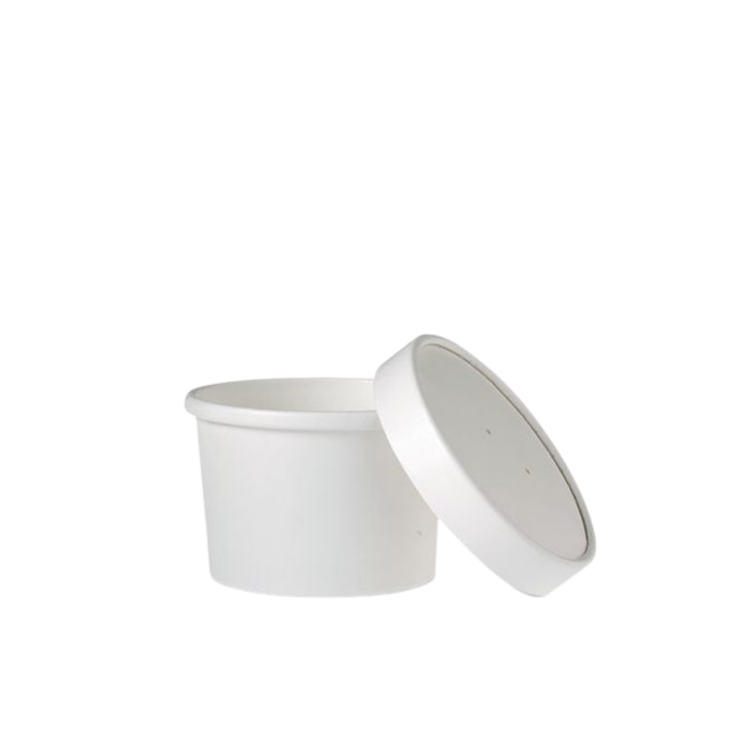 PAPER SOUP CONTAINER COMBO WHITE